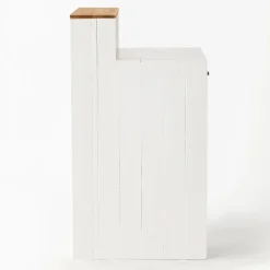 RETIF Comptoir Bois Blanc Tablette Nature L60 X P60 X H110 Cm Cheap