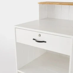 RETIF Comptoir Bois Blanc Tablette Nature L60 X P60 X H110 Cm Cheap