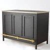 RETIF Comptoir Industriel L120Xp60Xh90Cm - Noir Et Or Outlet