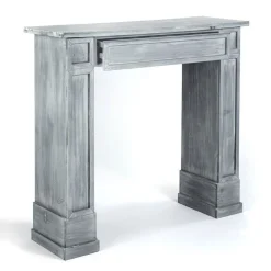 RETIF Console Grise Avec Tiroir En L 90 X P 30 X H 80 Cm Sale