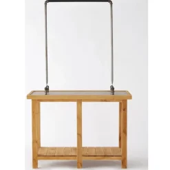 RETIF Console Presentoir Authentique L119 X P50 X H205 Cm, 100Kg Supportes Sur Barre Discount