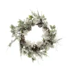 RETIF Couronne De Noel En Bois Avec Branches De Fleurs Decorees Et Pailletees O50Cm Cheap