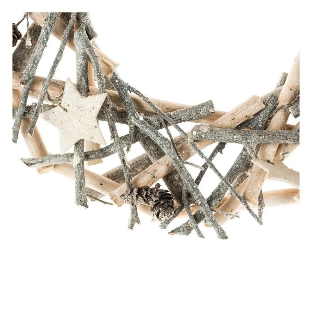 RETIF Couronne De Noel En Bois Avec Branches Et Deco Terre Sauvage Store