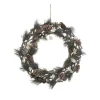 RETIF Couronne De Noel En Bois Avec Branches Pommes De Pin Et Etoiles O50Cm Hot