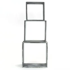 RETIF Cubes Gris L 35 X P 25 X H 35 + L 30 X P 25 X H 30 + L 25 X P 25 X H 25 Cm - X3 Online