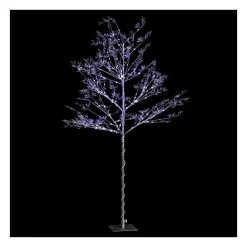RETIF Deco De Noel Arbre Lumineux Argente 160 Led Blanc Froid H120Cm Outlet