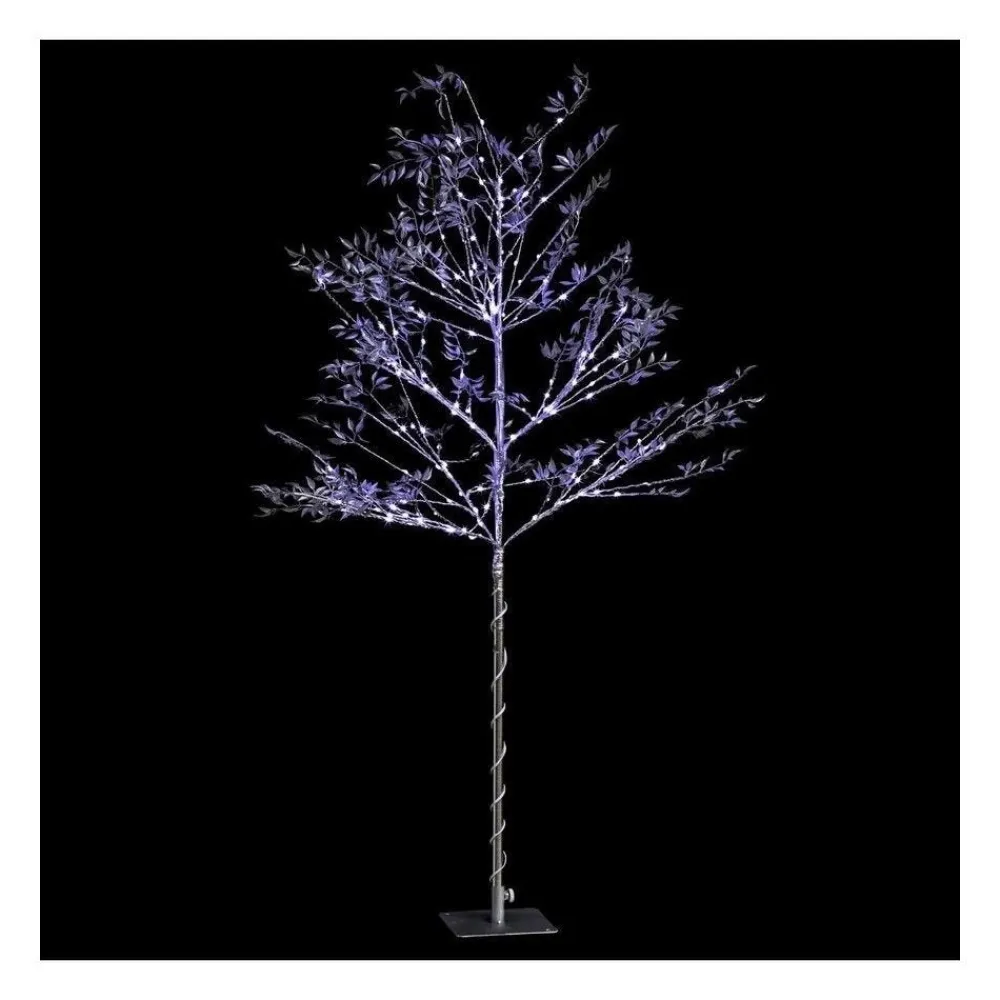 RETIF Deco De Noel Arbre Lumineux Argente 160 Led Blanc Froid H120Cm Outlet