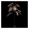 RETIF Deco De Noel Arbre Lumineux Palmier Feuilles Dorees 90 Led Blanc Chaud H90Cm Store