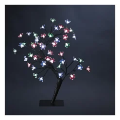 RETIF Deco De Noel Arbre Lumineux Prunus 48 Led A Variation De Couleurs H45Cm New