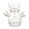 RETIF Deco De Noel Bonhomme De Neige Avec Veste Et Bonnet Blanc H33Cm Shop