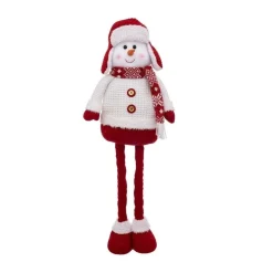 RETIF Deco De Noel Bonhomme De Neige Telescopique En Habit Rouge Et Blanc Hmaxi 78Cm Best Sale