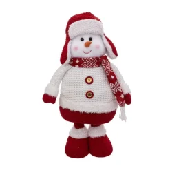 RETIF Deco De Noel Bonhomme De Neige Telescopique En Habit Rouge Et Blanc Hmaxi 78Cm Best Sale