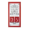 RETIF Deco De Noel Calendrier De L'Avent A Suspendre En Bois H40Cm Outlet