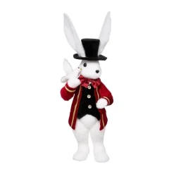 RETIF Deco De Noel Grand Lapin En Habit De Spectacle Fashion