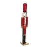 RETIF Deco De Noel Grande Figurine Casse Noisette En Bois Rouge H106Cm New
