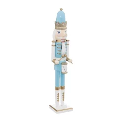 RETIF Deco De Noel Grande Figurine Casse-Noisette Bleu En Bois H60Cm Fashion
