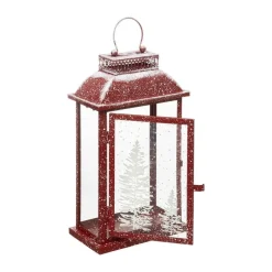 RETIF Deco De Noel Lanterne Rouge Enneige H40Cm Best