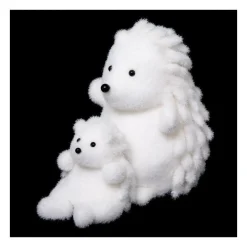 RETIF Deco De Noel Maman Herisson Avec Bebe H33Cm Cheap