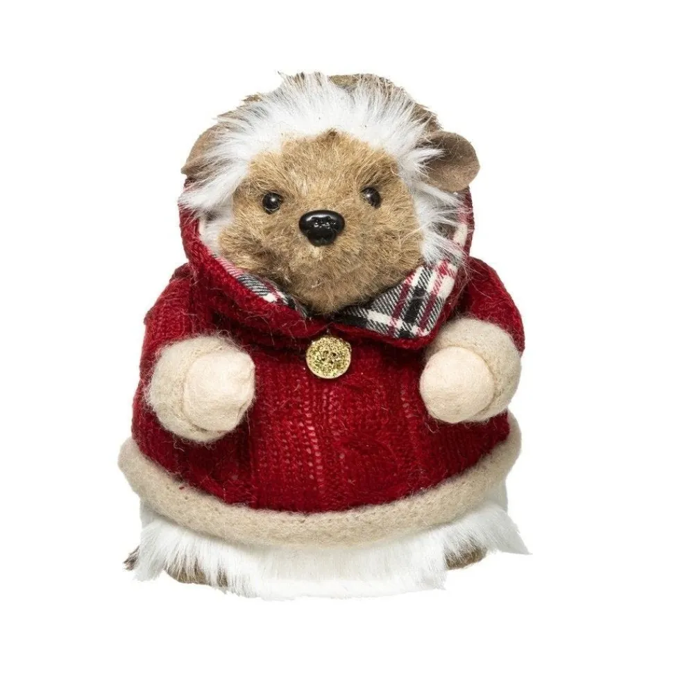 RETIF Deco De Noel Monsieur Herisson En Pull Rouge H17Cm Best