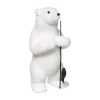RETIF Deco De Noel Ours Blanc A La Peche H40Cm Cheap
