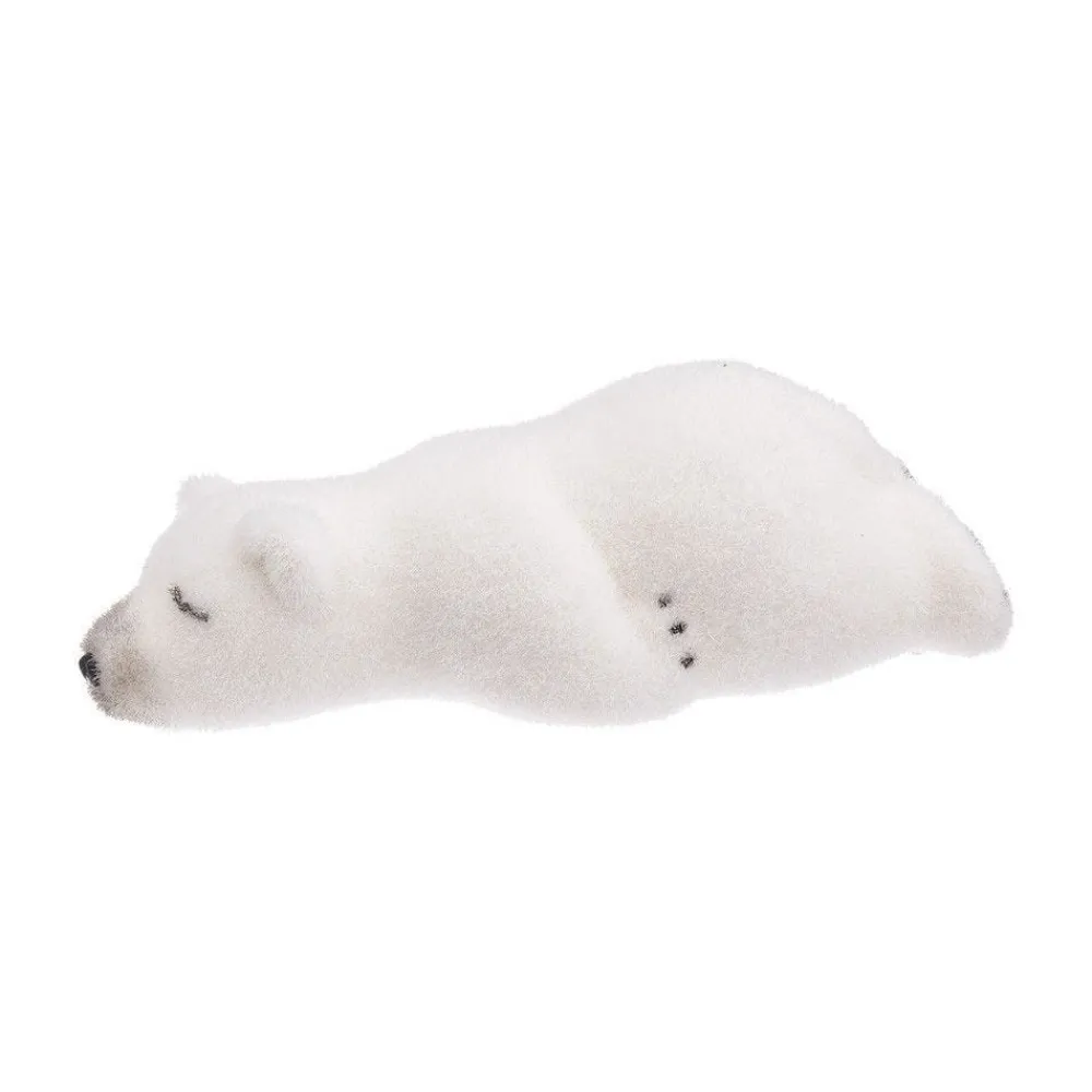 RETIF Deco De Noel Ours Endormi L 28Cm Clearance