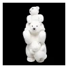 RETIF Deco De Noel Ours Et Oursons Blanc Floque Store