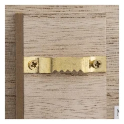 RETIF Deco De Noel Pancarte En Bois Clair Avec Renne Rouge Et Dore H120Cm Store