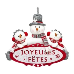 RETIF Deco De Noel Pancarte Joyeuses Fetes H48Cm Clearance