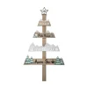 RETIF Deco De Noel Pancarte Sapin 'Ski Club' En Bois H104Cm New