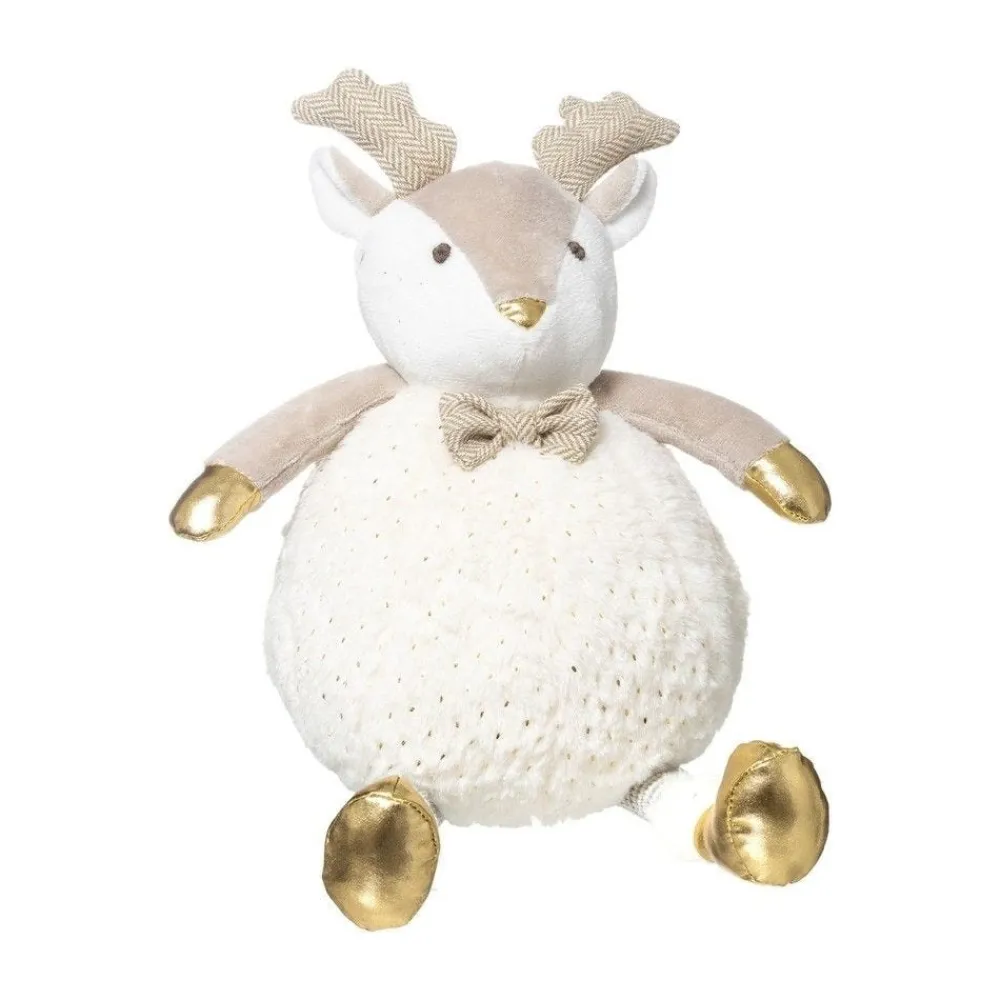 RETIF Deco De Noel Peluche Decorative Renne Avec Noeud Papillon H35Cm Outlet