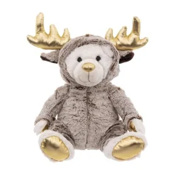 RETIF Deco De Noel Peluche Ours En Combinaison De Renne H37Cm Clearance