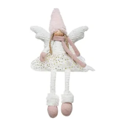 RETIF Deco De Noel Poupee Ange Rose Longues Jambes H56Cm Best Sale