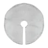RETIF Deco De Noel Tapis Pour Pied De Sapin En Fourrure Grise O90Cm New