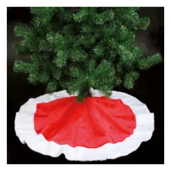RETIF Deco De Noel Tapis Pour Pied De Sapin Aspect Peluche O90Cm Outlet