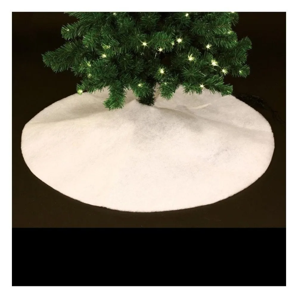 RETIF Deco De Noel Tapis Pour Pied De Sapin Blanc Neige O100Cm Cheap