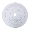 RETIF Deco De Noel Tapis Pour Pied De Sapin En Feutrine Blanche O90Cm Clearance