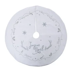 RETIF Deco De Noel Tapis Pour Pied De Sapin En Feutrine Blanche O90Cm Clearance