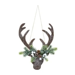 RETIF Deco De Noel Tete De Renne A Suspendre H35Cm Best