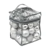 RETIF Deco De Sapin De Noel Kit 52 Pieces Boule Guirlande Et Cimier Argente New