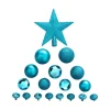 RETIF Deco De Sapin De Noel Kit De 18 Pieces Boules Et Cimier Turquoise Shop