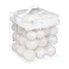 RETIF Deco De Sapin De Noel Kit 52 Pieces Boule Guirlande Et Cimier Blanc Fashion