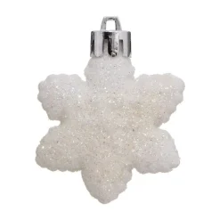 RETIF Deco De Sapin De Noel Kit 35 Pieces Boule Flocon Et Cimier Blanc Flash Sale