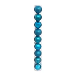 RETIF Deco De Sapin Lot De 9 Boules De Noel O6Cm Turquoise Fashion