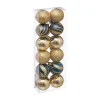 RETIF Deco De Sapin Lot De 12 Boules De Noel O4Cm Bleu Et Or Hot