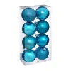 RETIF Deco De Sapin Lot De 8 Boules De Noel O7Cm Turquoise Store