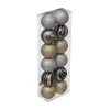 RETIF Deco De Sapin Lot De 12 Boules De Noel O4Cm Champagne Bleu Et Argent Cheap