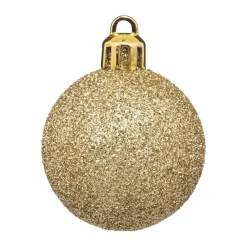 RETIF Deco De Sapin Lot De 12 Boules De Noel O4Cm Vert Rouge Et Or New