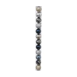 RETIF Deco De Sapin Lot De 12 Boules De Noel O6Cm Champagne Bleu Et Argent Flash Sale