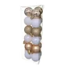 RETIF Deco De Sapin Lot De 18 Boules De Noel O3Cm Or Et Blanc Best Sale