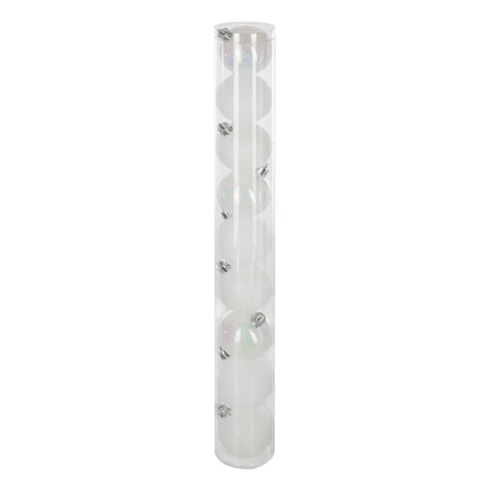 RETIF Deco De Sapin Lot De 9 Boules De Noel O6Cm Blanc Clearance